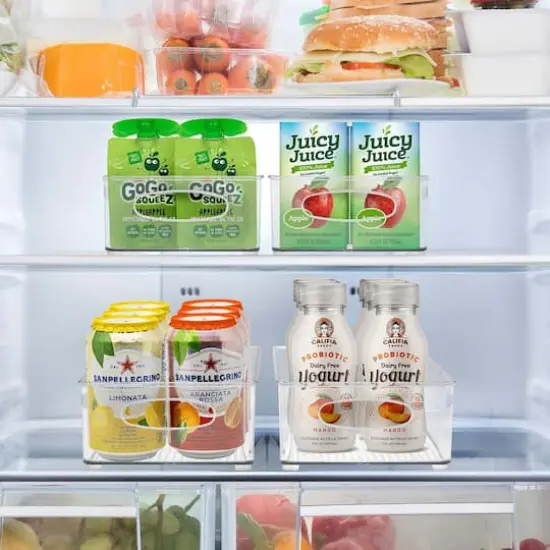 Sorbus Medium Clear Fridge & Pantry Storage Bins {3}