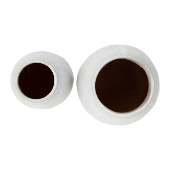 Hello Honey&reg; White Terra Cotta Vase Set {3}