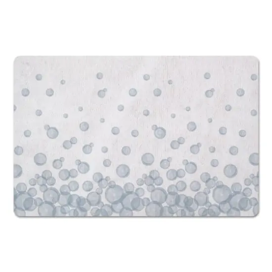 Bubbles Floor Mat White {1}