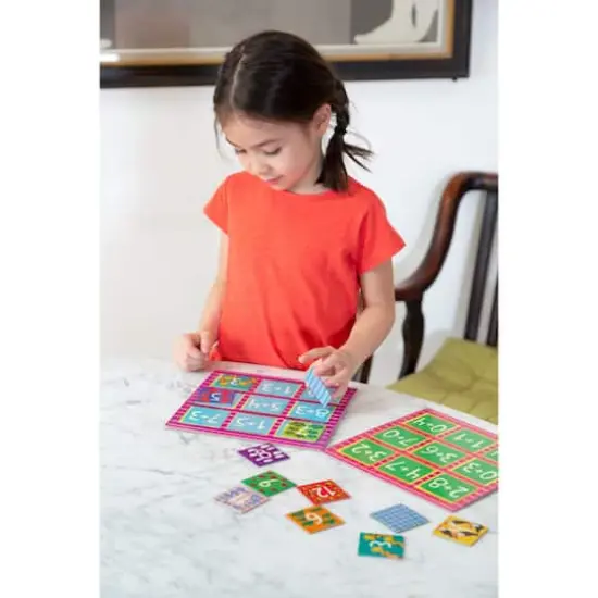 eeBoo Simple Addition & Subtraction Math Bingo Game {3}