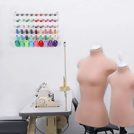 NEX&trade; White 54-Spool Metal Thread Rack, 2ct. {7}