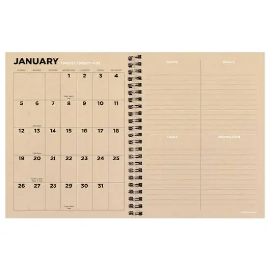 TF Publishing 2025 Medium Classic Composition Weekly Monthly Spiral Planner {3}