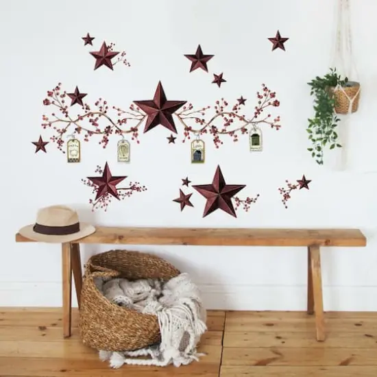 RoomMates Country Stars & Berries Peel & Stick Wall Decals {3}