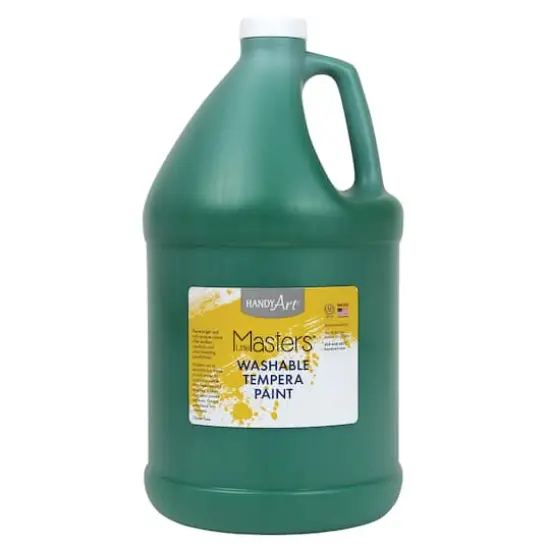 Handy Art&reg; Little Masters&reg; Washable Tempera Paint Gallon, 2ct. Green {4}