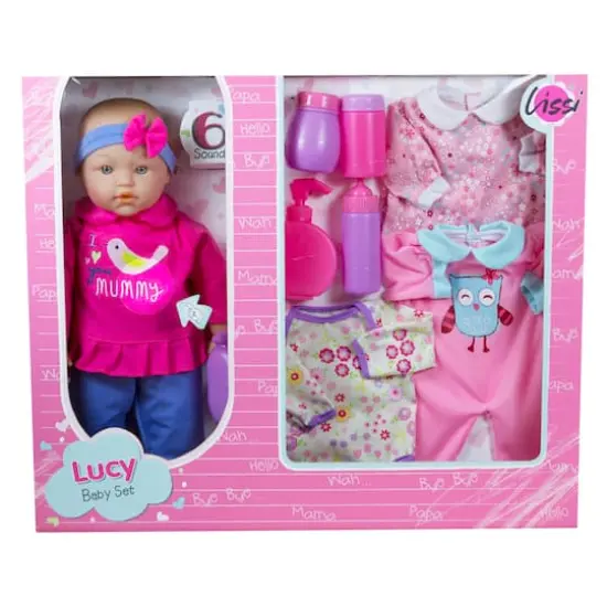 Lissi Dolls 15" Doll Set With Extra Clothes & Accessories {3}