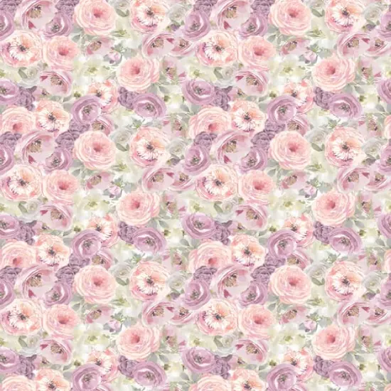 Suzanne Nicoll Peony Packed Floral Cotton Fabric {3}