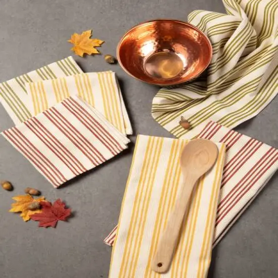 DII&reg; Harvest Heavyweight Dishtowel & Dishcloth Set {5}