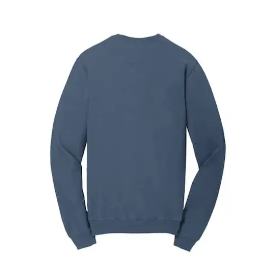 Port & Company&reg; Beach Wash&reg; Garment-Dyed Sweatshirt Denim Blue {5}
