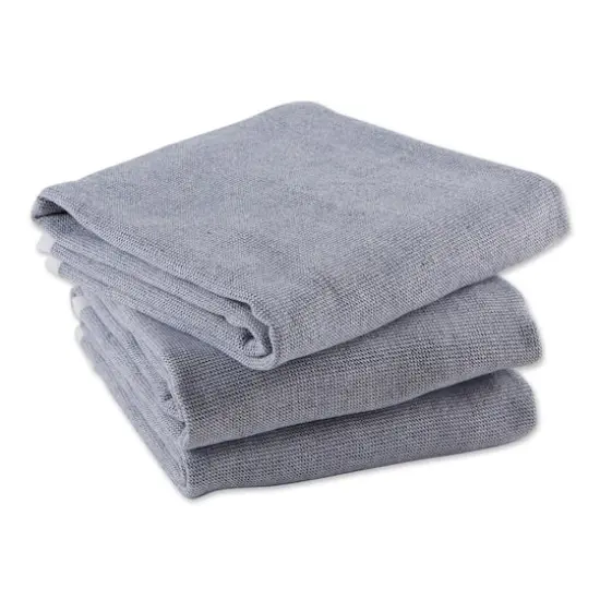 DII&reg; French Blue Chambray Terry Dishtowels, 3ct. {4}