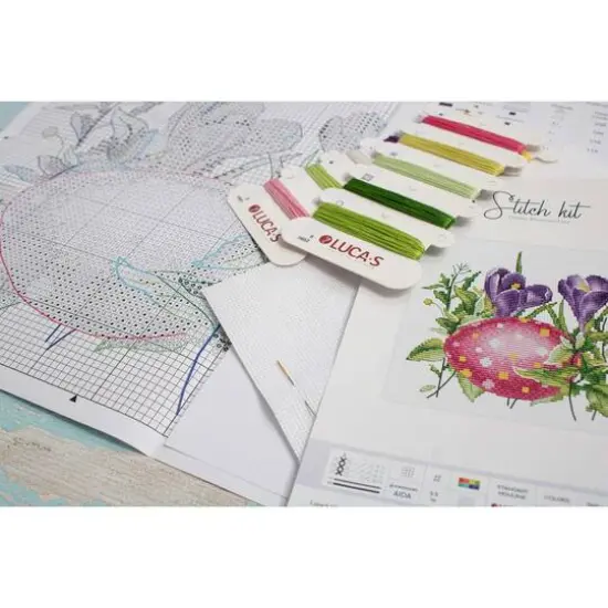 Luca-S Easter Egg Counted Cross Stitch Kit {7}