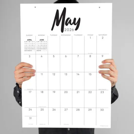 2026 Large Art Poster Wall Calendar {6}