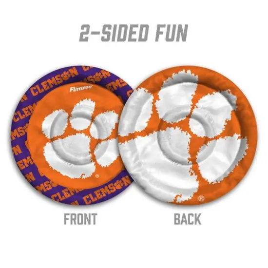 NCAA Flimzee Bean-Bag Flying Disc Clemson Tigers {3}
