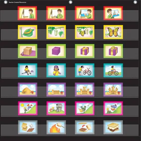 Teacher Created Resources 4-Scene Sequencing Pocket Chart Cards {3}