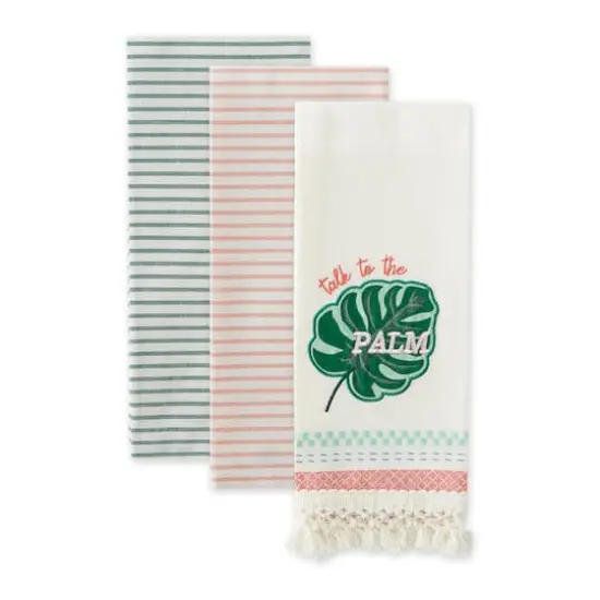 Talk To Palm Embellished Dishtowel (Set of 3) {4}