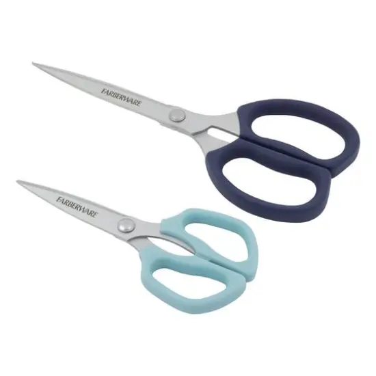 Farberware Ink Blue & Aqua 2-Piece Shears Set {1}