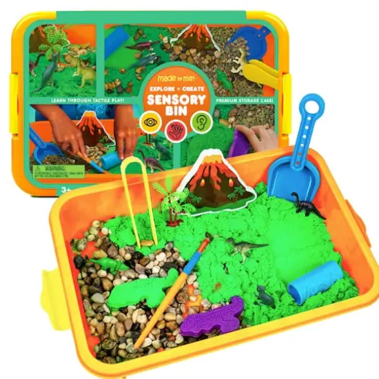 Made By Me!&reg; Explore + Create Dinosaur Sensory Bin {1}