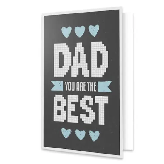 Diamond Dotz&reg; Best Dad Diamond Painting Greeting Card Kit {1}