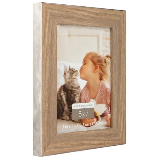 Expressions&trade; 5" x 7" Faux Wood Frame by Studio D&eacute;cor&reg; {4}