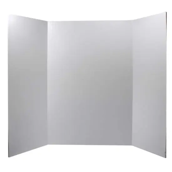 Ghostline&reg; White Tri-Fold Foam Presentation Board {1}