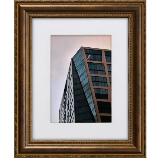 Craig Frames 4 Pack: Victoria Ornate Bronze Picture Frame with Mat {7}