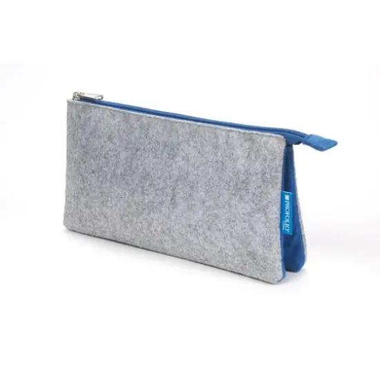 Itoya&reg; ProFolio&reg; Midtown Pouch Gray and Blue {5}