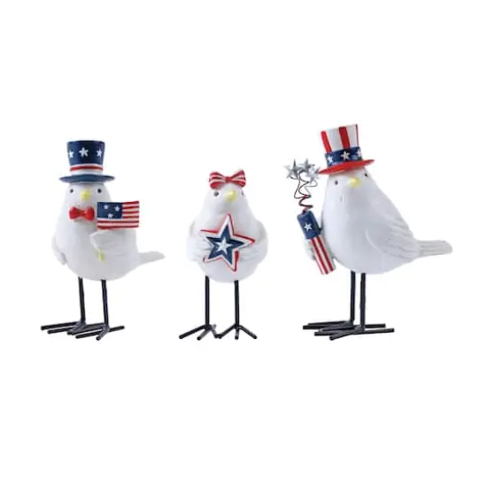 5.75" Americana Bird Figurines, 3ct. {1}
