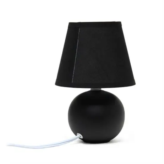 Creekwood Home Nauru 8.5" Ceramic Orb Base Table Lamp {12}