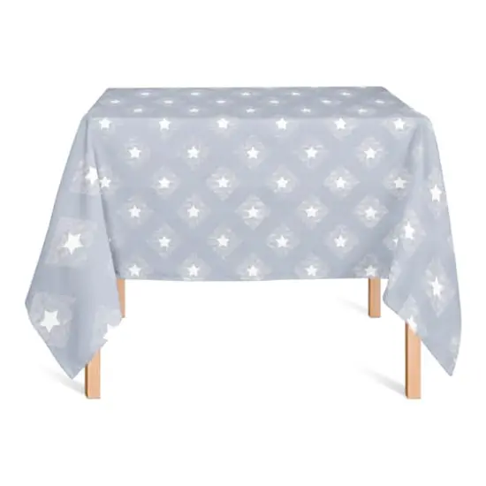 Designs Direct Star Check Pattern Tablecloth {3}