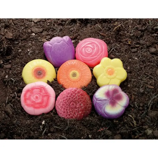 Yellow Door Sensory Play Stones Flowers Activity Set {3}