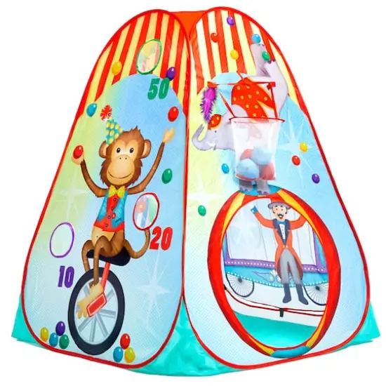 Fun2Give&reg; Pop-It-Up&reg; Circus Activity Play Tent with 4 Soft Balls {1}