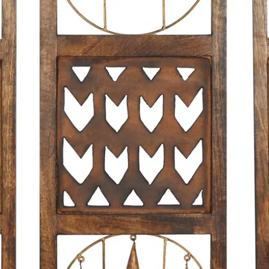 36" Brown Metal Farmhouse Wall Decor, 3ct. {6}