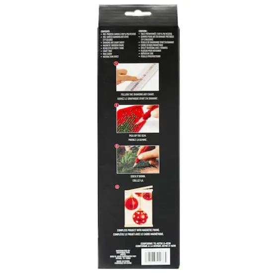 8" x 10" Ornaments Diamond Art Kit with Frame by Make Market&reg; {5}