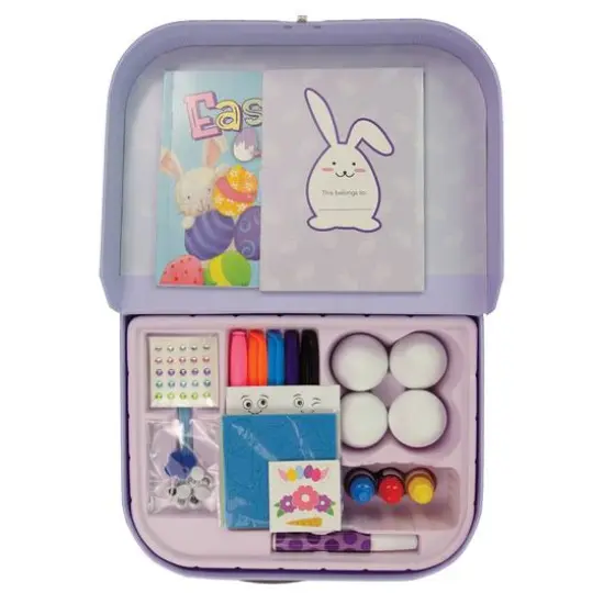 SpiceBox Suitcase Easter Egg Art Kit {3}