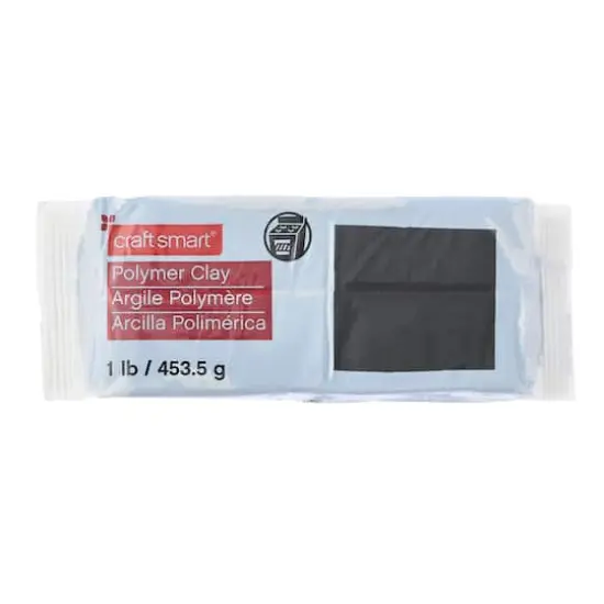Craft Smart&reg; Polymer Clay, 1 lb. Black {5}