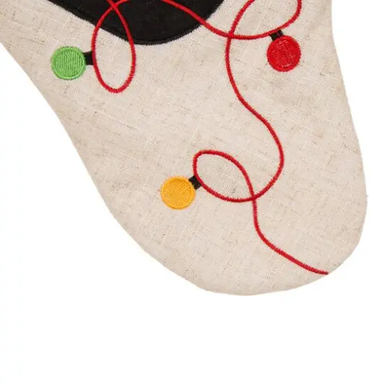 Glitzhome&reg; 21" LED Cat Christmas Stockings, 2ct. {8}