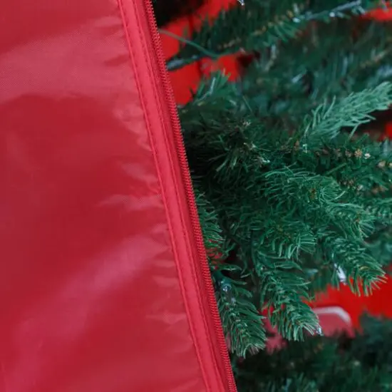 Honey Can Do 8ft. Red Upright Christmas Tree Storage Bag {11}