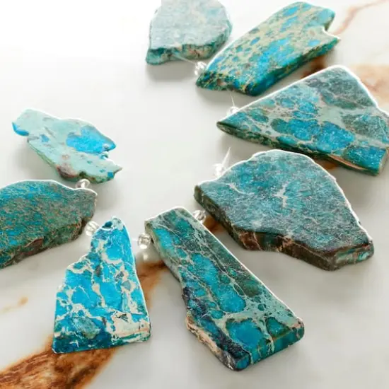 Blue Imperial Jasper Nugget Beads by Bead Landing&trade; {3}