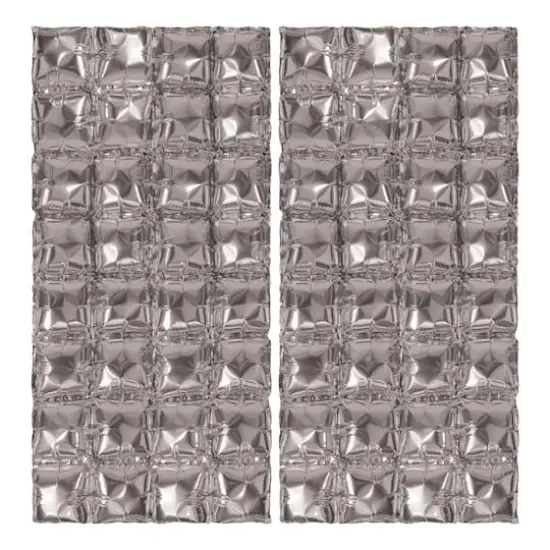 Beistle Silver Foil Balloon Backdrops {1}