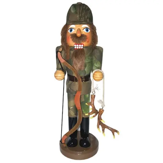 Santa's Workshop 14" Bow Hunter Nutcracker {1}