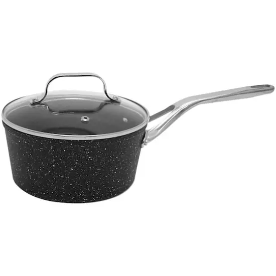 THE ROCK&trade; by Starfrit 3qt. Saucepan with Glass Lid {3}