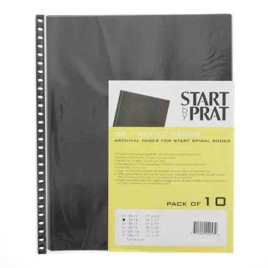 Prat Start Refill Pages for Spiral Book, 11" x 14" {1}