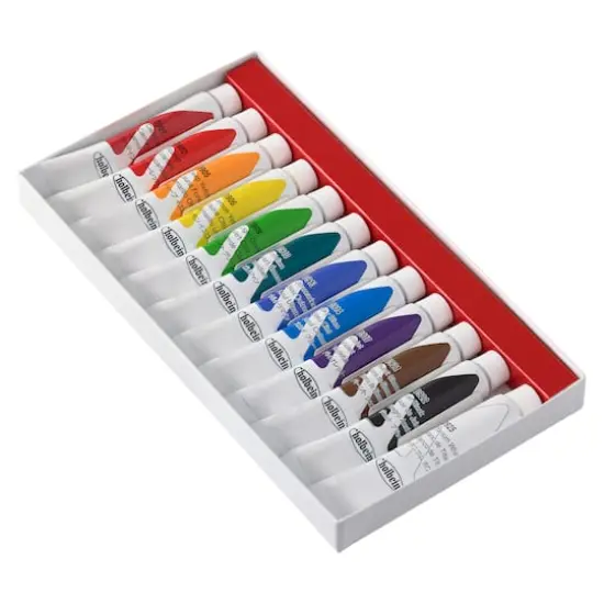 Holbein Acrylic Gouache 12-Color School Paint Set {5}