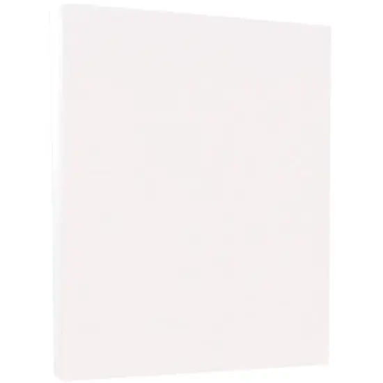 JAM Paper 8.5'' x 11'' 67lb. Vellum Bristol Cardstock, 50 Sheets White {1}