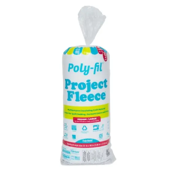 Poly-Fil&reg; Project Fleece&trade; Batting, 81" x 96" {1}