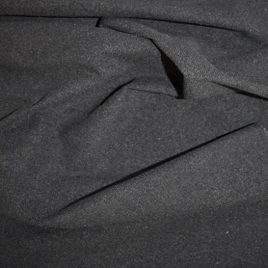 Feldman Black Faux Suede Fabric {3}