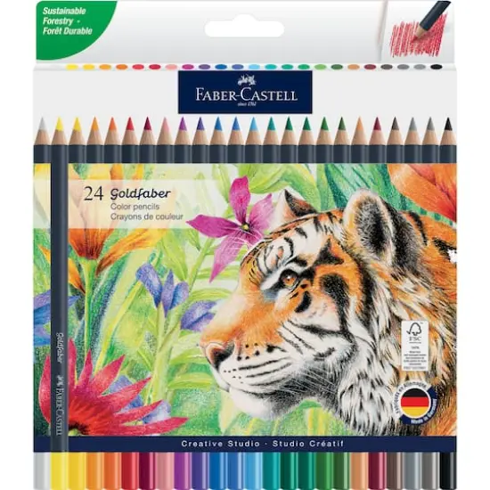 Faber-Castell&reg; Goldfaber 24-Piece Color Pencils {1}
