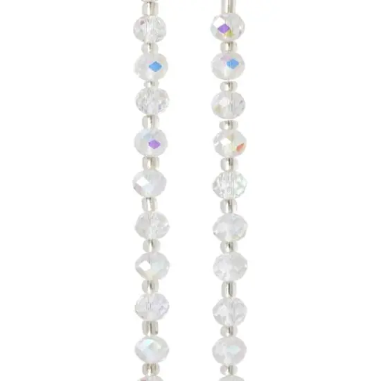 Crystal AB Faceted Glass Rondelle Beads, 8mm by Bead Landing&trade; {1}