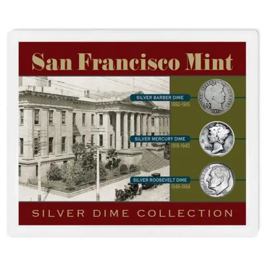 San Francisco Mint Silver Dime Collection {1}
