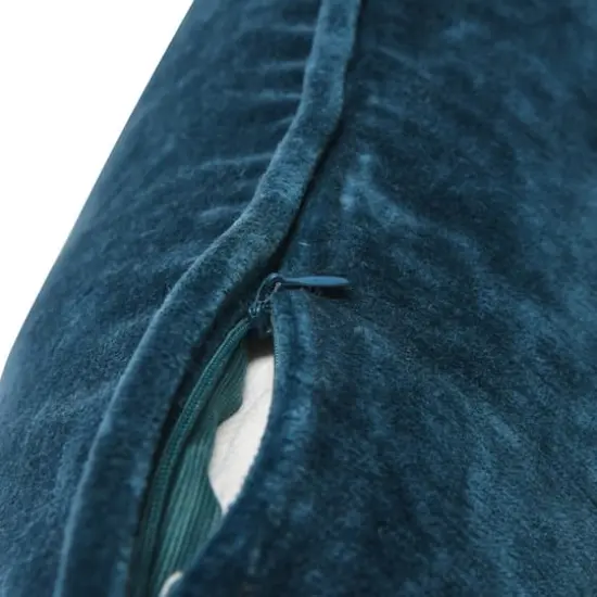 Hello Honey&reg; Dark Blue Velvet Pillow Cover {6}