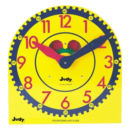Judy&reg; Color-Coded Clock, Grade K-3 {1}